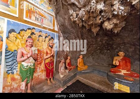 Anuradhapura, Sri Lanka: Isurumuniya tempio di roccia Foto Stock