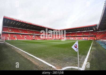 Londra, Regno Unito. 07th Mar, 2020. Vista generale dello stadio durante la partita Sky Bet Championship tra Charlton Athletic e Middlesbrough at The Valley, Londra, sabato 7th marzo 2020. (Credit: Ivan Yordanov | MI News) La Fotografia può essere utilizzata solo per scopi editoriali di giornali e/o riviste, licenza richiesta per uso commerciale Credit: Mi News & Sport /Alamy Live News Foto Stock