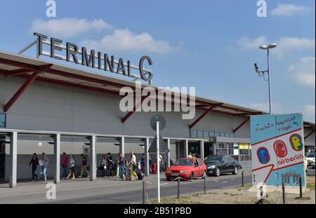 Il terminale C, Flughafen, Tegel, Reinickendorf, Berlino, Deutschland Foto Stock