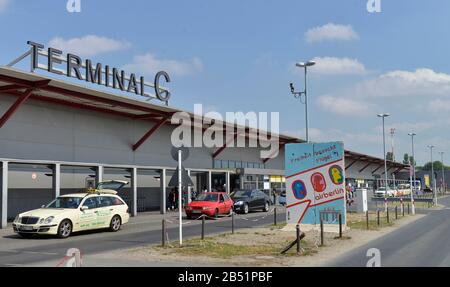 Il terminale C, Flughafen, Tegel, Reinickendorf, Berlino, Deutschland Foto Stock