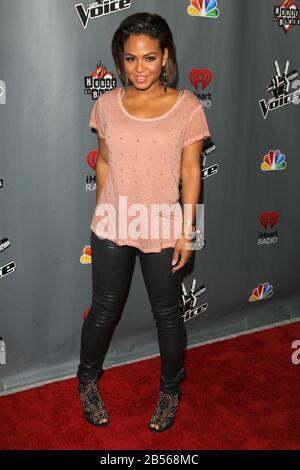 8 novembre 2012, West Hollywood, CA, USA: Los ANGELES - 8 NOVEMBRE: Christina Milian al ''The Voice'' Stagione 3 Top 12 evento alla House of Blues l'8 novembre 2012 a West Hollywood, CA (Credit Image: © Kay Blake/ZUMA Wire) Foto Stock