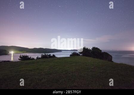 La Via Lattea Prese A Iki City, Prefettura Di Nagasaki, Giappone Foto Stock