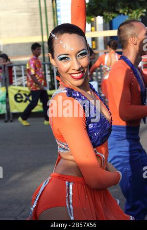 Barranquilla, COLOMBIA - FEB 10: Carnaval del Bicentenario 200 anni di Carnevale. Febbraio 10, 2013 Barranquilla Colombia Foto Stock