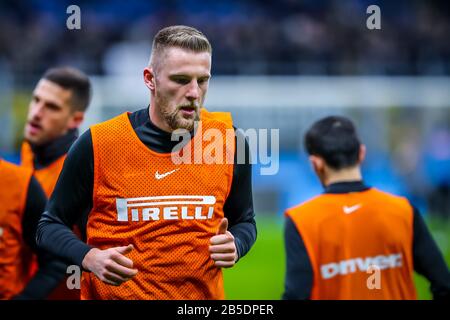 Milano, Italia. 01st Gen 2020. Milano Skriniar Del Fc Internazionale /Lm Credit: Agenzia Fotografica Indipendente/Alamy Live News Foto Stock