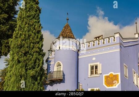 Edificio caratteristico con dettagli straordinari nel centro storico della città di bolzano in Alto Adige. Trentino Alto Adige, Italia Settentrionale, Europa Foto Stock