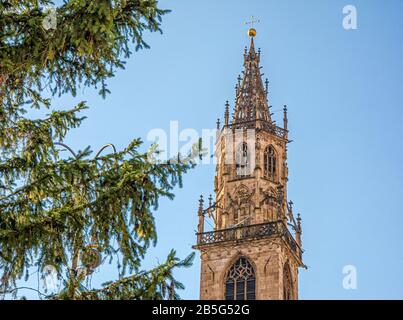 Duomo Di Bolzano, Walther Platz, Bolzano, Trentino-Alto Adige, Alto Adige, Italia Settentrionale, Europa Foto Stock