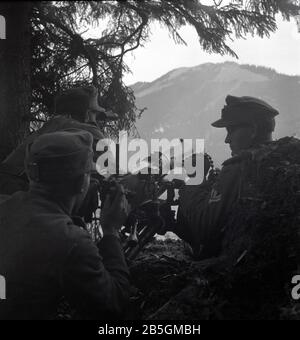 Wehrmacht Heer Maschinengewehr Mg 08 / German Army Machinegun Mg08 Foto Stock