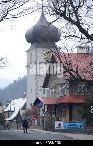 Kirche zur hl. Jungfrau Maria, Karpacz, Niederschlesien, Polen Foto Stock