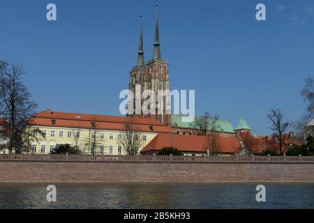 Johanneskathedrale, Dominsel, Breslau, Niederschlesien, Polen Foto Stock