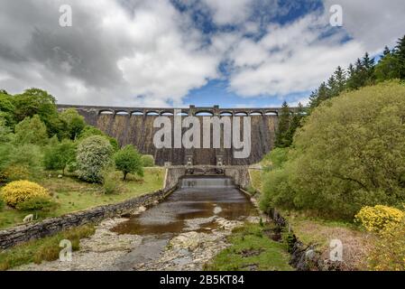 La Elan Valley, Galles, Regno Unito Foto Stock