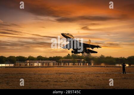 Indian Air Force Sukhoi-30MKI Fighter Jet Foto Stock