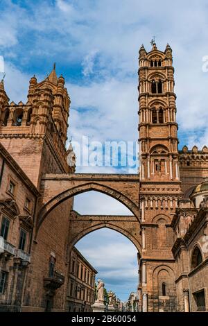 Cattedrale Di Palermo A Palermo, Sicilia, Italia Foto Stock