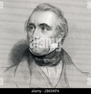 Thomas BABINGTON MACAULAY (1800-1859) politico e storico di Whig Foto Stock