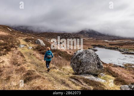 La Pista Per Ben Di Più Su South Uist Foto Stock