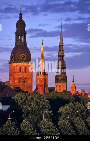 RIGA LETTONIA Foto Stock