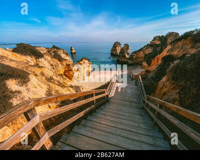 Algarve costa e spiagge in Portogallo Foto Stock