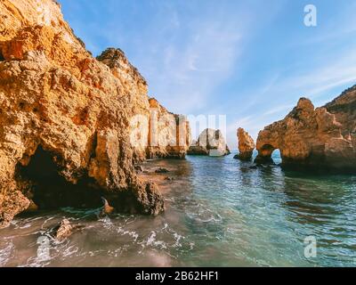 Algarve costa e spiagge in Portogallo Foto Stock