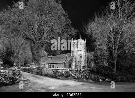 St Mary's Long Preston Foto Stock