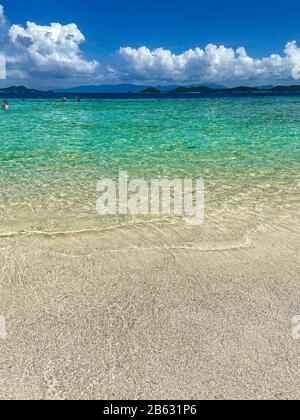 Isola di Ditaytayan a Coron, Palawan, Filippine Foto Stock