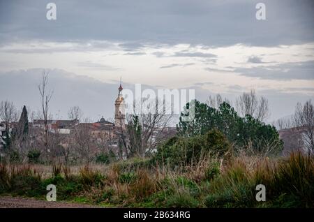 Vista sulla città di Anna a Valencia. Spagna Foto Stock