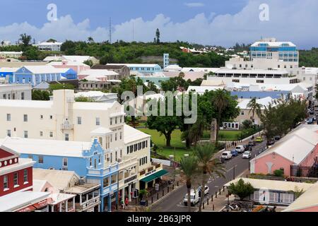 Skyline, Hamilton City, Pembroke Parish, Bermuda Foto Stock