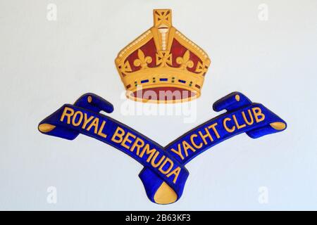 Royal Bermuda Yacht Club, Hamilton City, Pembroke Parish, Bermuda Foto Stock