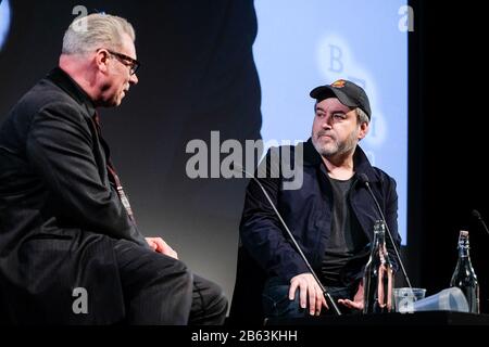 BFI Southbank, Londra, Regno Unito. 9th Mar, 2020. David Arnold sul palco alla 50th Mark Kermode in 3D show. Foto Di Credito: Julie Edwards/Alamy Live News Foto Stock