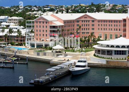 Hamilton Princess Bermuda Hotel, Hamilton, Pembroke Parish, Bermuda Foto Stock