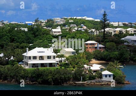 Case A Pitt'S Bay, Hamilton City, Pembroke Parish, Bermuda Foto Stock