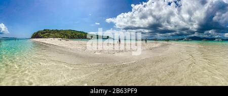 Isola di Ditaytayan a Coron, Palawan, Filippine Foto Stock