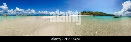 Isola di Ditaytayan a Coron, Palawan, Filippine Foto Stock