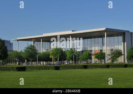 Paul-Loebe-Haus, Platz der Republik, il Tiergarten, nel quartiere Mitte di Berlino, Deutschland Foto Stock