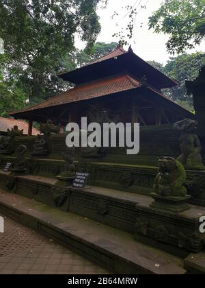 Dalem Agung Padangtegal Temple, Sacred Monkey Forest Sanctuary, Ubud, Bali, Indonesia Foto Stock