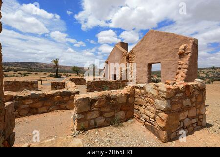 Kanyaka Homestead Historic Site, una pecora gestita da Hugh Proby nel 1851, Flinders Ranges, South Australia, SA, Australia Foto Stock