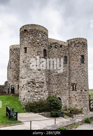 "Ypres Tower, Rye, East Sussex, Inghilterra. Foto Stock