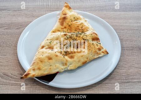 Chapatti di pane aziano indiano, tandoori su un piatto Foto Stock