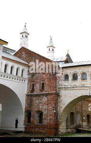 Vecchio Edificio Nel Cremlino Di Rostov, Anello D'Oro, Russia Foto Stock