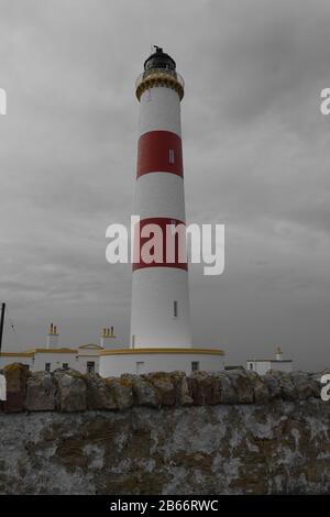 Tarbat Ness Light House, Scozia Foto Stock