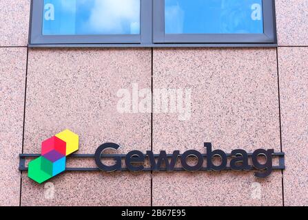 Gewobag a Berlino Moabit Foto Stock