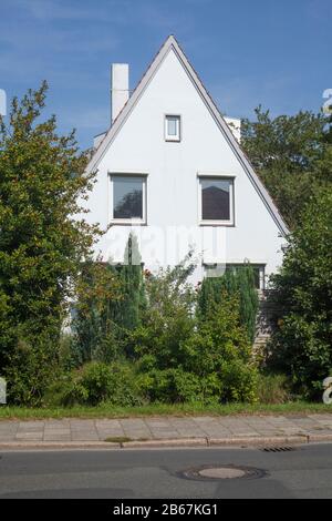 Casa Residenziale Su Strichweg A Cuxhaven-Döse, Nordseeheilbad Cuxhaven, Bassa Sassonia, Germania, Europa Foto Stock