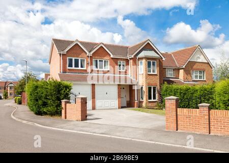 Eelgant residenza inglese con giardino Foto Stock