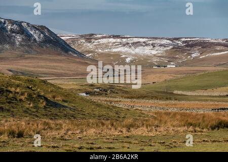 Cronkley Scarpe E Widdybank Cadde, Teesdale Foto Stock