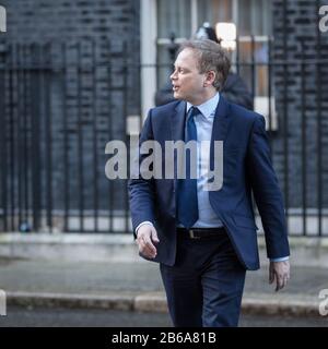 Downing Street, Londra, Grant Shapps, Transport Secretary, rimane in carica durante il re-shuffle del governo di Johnson Foto Stock