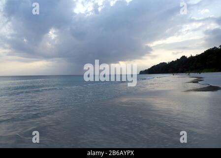 Tramonto Sull'Isola Di Havelock Foto Stock