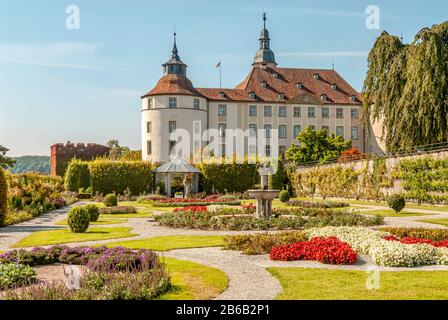 Castello Langenburg A Baden Wuertemberg, Germania Meridionale Foto Stock