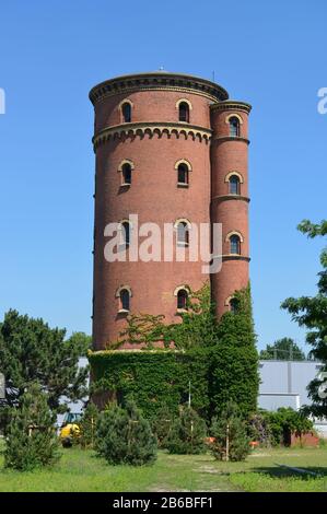 Wasserturm, Gaussstrasse, Charlottenburg di Berlino, Deutschland