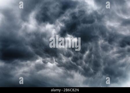 texture di primo piano lenticolare e nube di tempesta Foto Stock