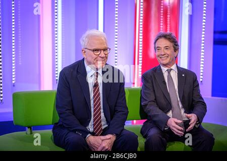 Londra, Regno Unito. 10th Mar, 2020. Steve Martin e Martin Short su BBC1's The One Show. Credit: Cheese Scientist/Alamy Live News Foto Stock