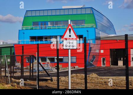 The Blue Light Hub, West Ashland, Milton Keynes, Regno Unito Foto Stock