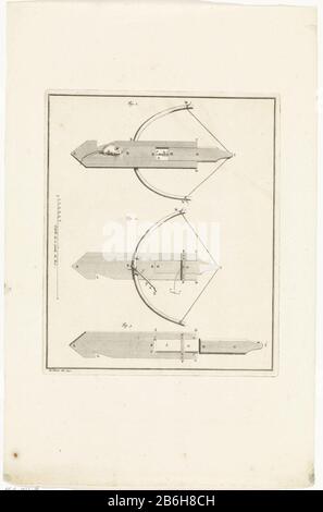 Costruzione di una trappola di topo una costruzione di una trappola di mousetrap in tre figuren. Produttore : stampatore: Bernard Picart (studio) a disegno di: Bernard Picart (indicato sull'oggetto) Luogo di produzione: Amsterdam Data: 1730 caratteristiche Fisiche: Materiale di incisione: Tecnica della carta: Dimensioni di incisione: Bordo della lastra: H 225 mm × W 187 mmToelichtingPrent destinato a: Chomel, Noel. Dictionnaire oeconomique, contenant subacquei moïens d'augmenter son bien, et conserver sa santé. Amsterdam: Johannes Cornelis Covens And Mortier, 1732. Oggetto: Mousetrap Foto Stock